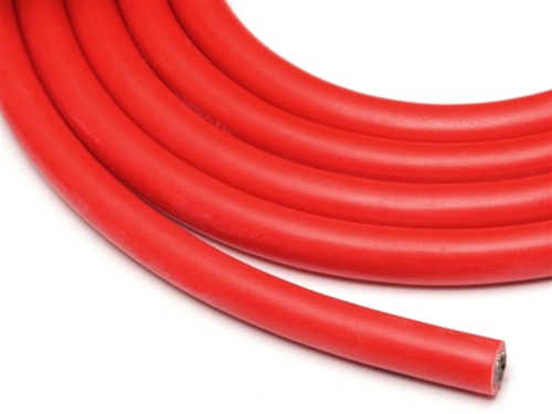 Silicone Draad 12AWG rood (per 10 cm)